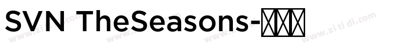 SVN TheSeasons字体转换 SVN TheSeasons字体转换